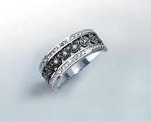 Bague black diamonds